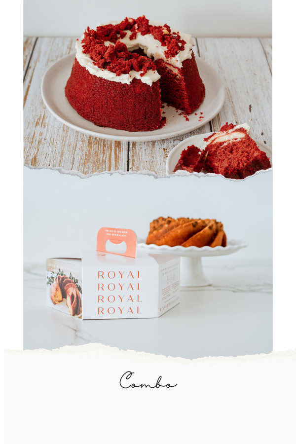 Pound Cake red velvet + rumcake